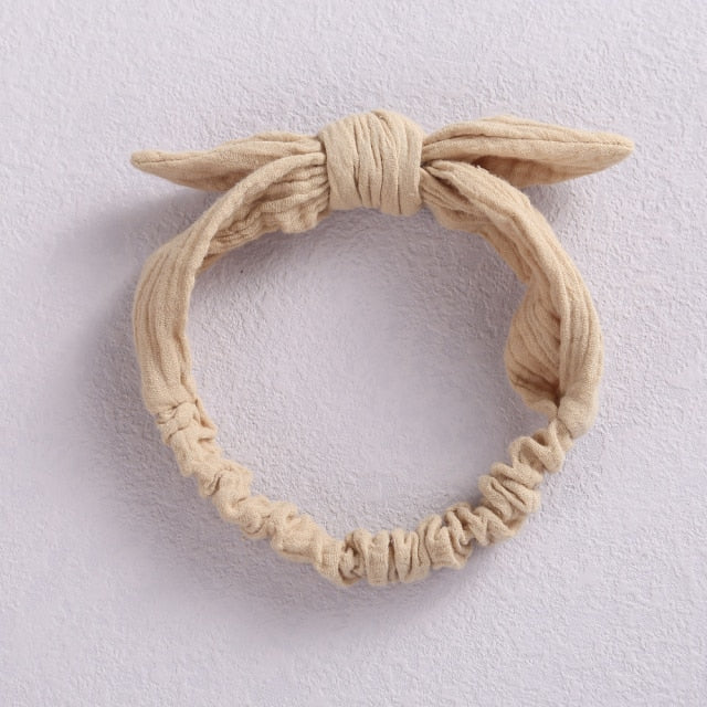 Bow Knot Cotton Headband