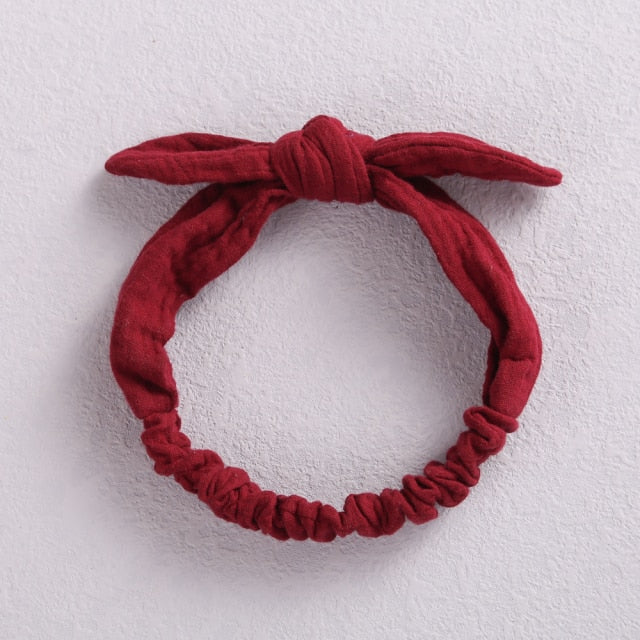 Bow Knot Cotton Headband