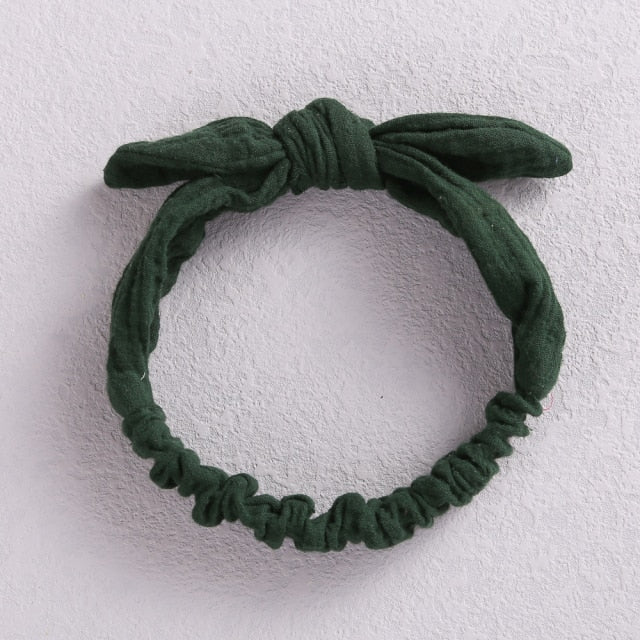 Bow Knot Cotton Headband