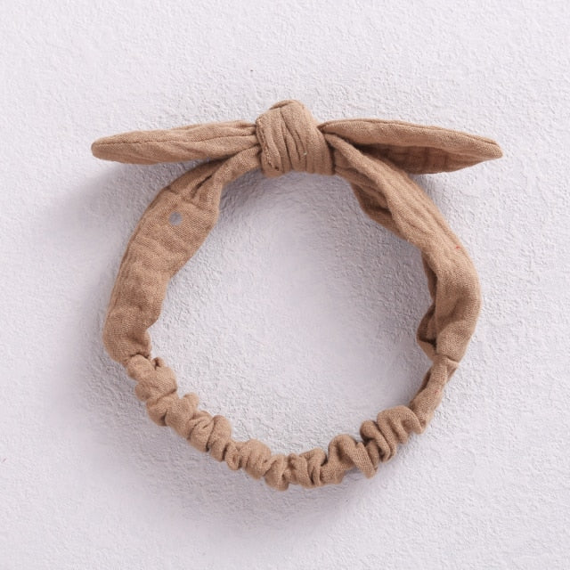 Bow Knot Cotton Headband