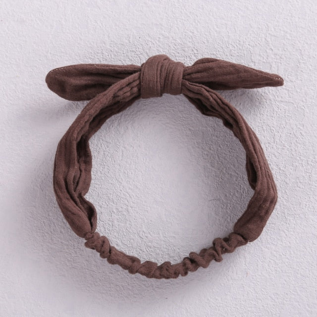 Bow Knot Cotton Headband