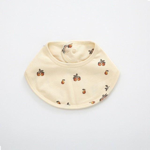 Cloth Baby Bib - Pears