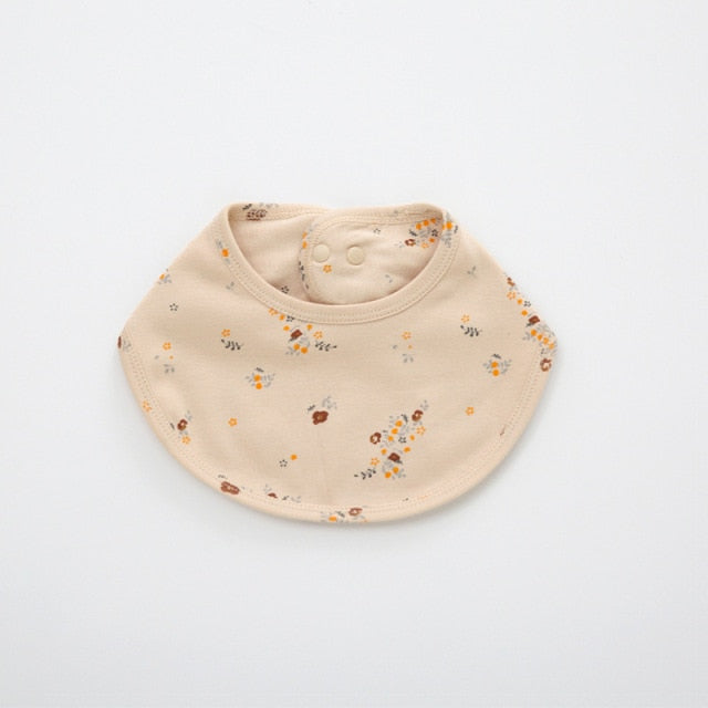 Cloth Baby Bib - Mini Flowers