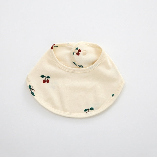 Cloth Baby Bib - Cherries