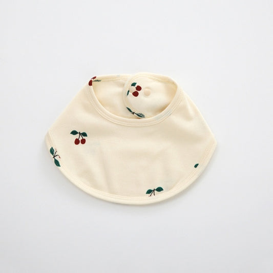 Cloth Baby Bib - Cherries