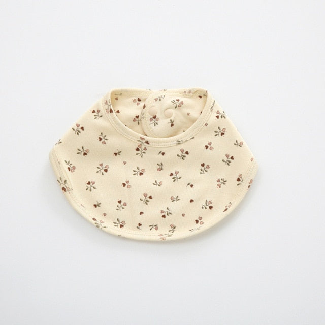 Cloth Baby Bib - Mini Roses