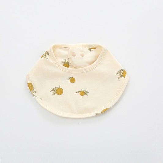 Cloth Baby Bib - Lemons