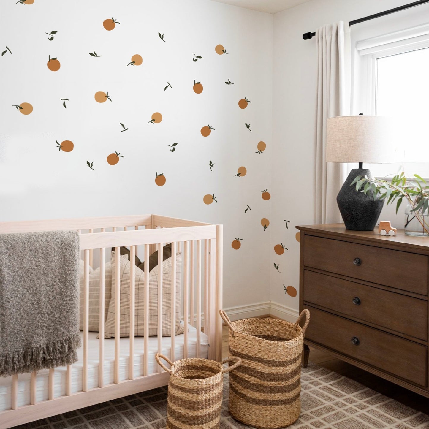 Boho Nursery Wall Decals - Peaches